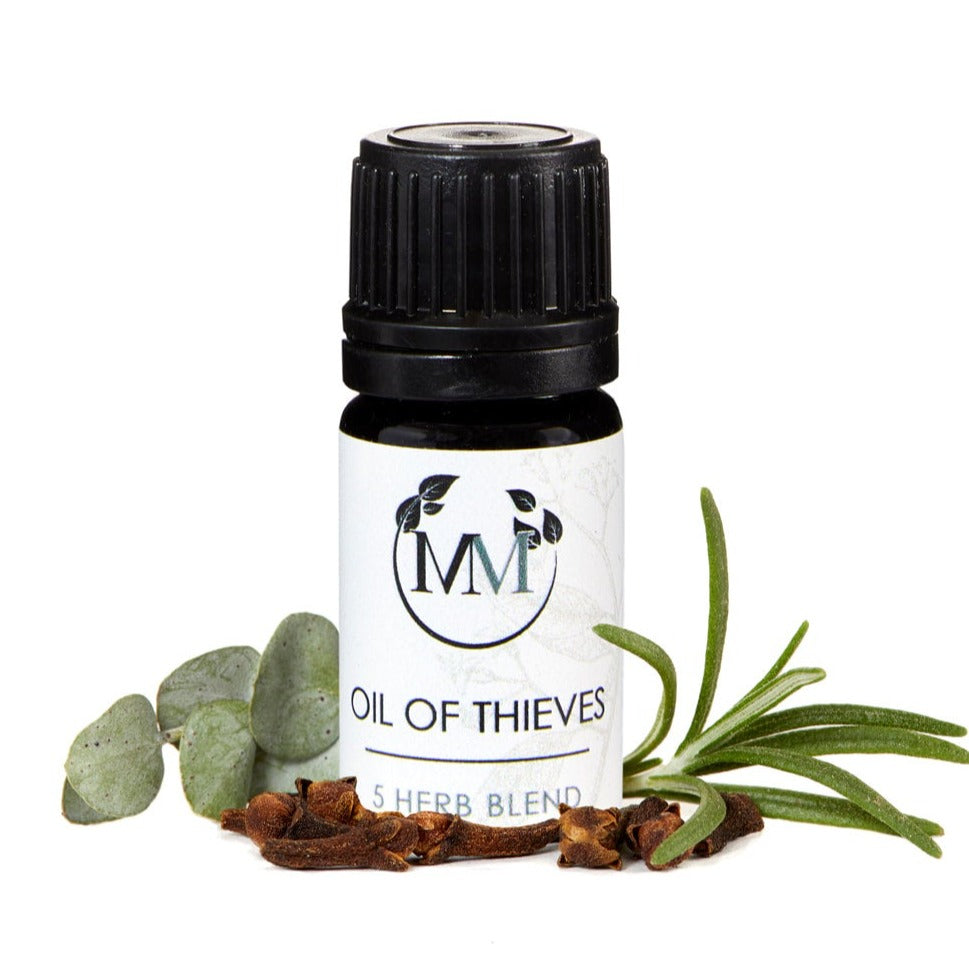 What is Thieves Oil?  A simple guide + DIY cleanser recipe