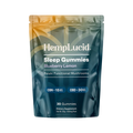 HempLucid Sleep Gummies container and packaging on a white background