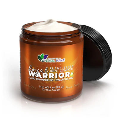 Herbal Mana Royal Warrior DMSO Cream with Magnesium & Frankincense