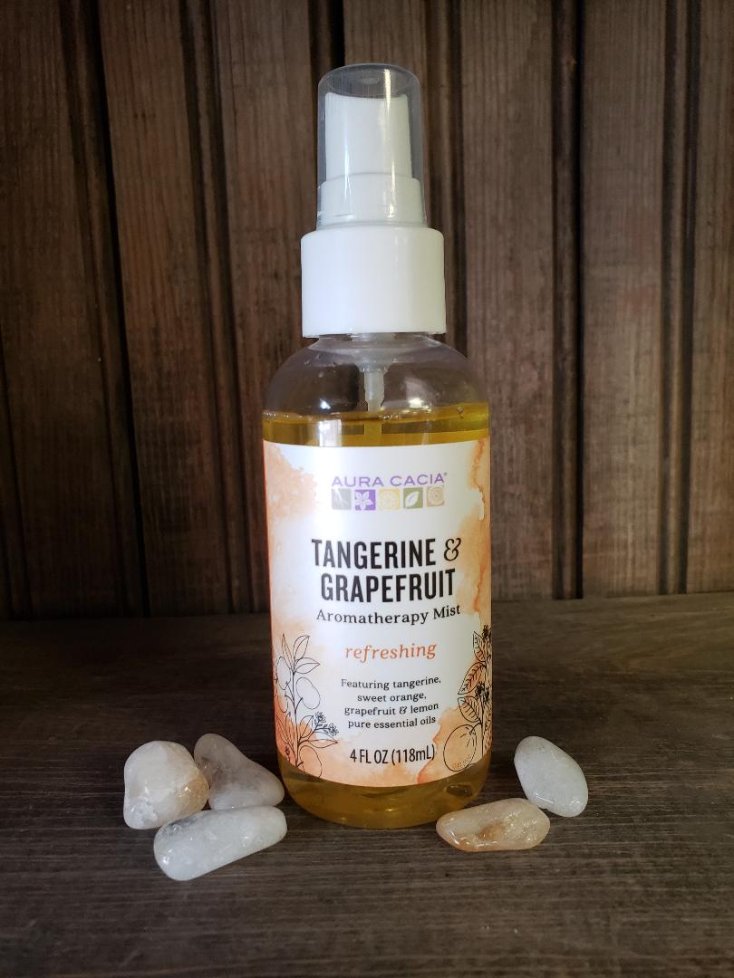 Aura Cacia Grapefruit & Tangerine Aromatherapy Mist - Refreshing Citrus Spray