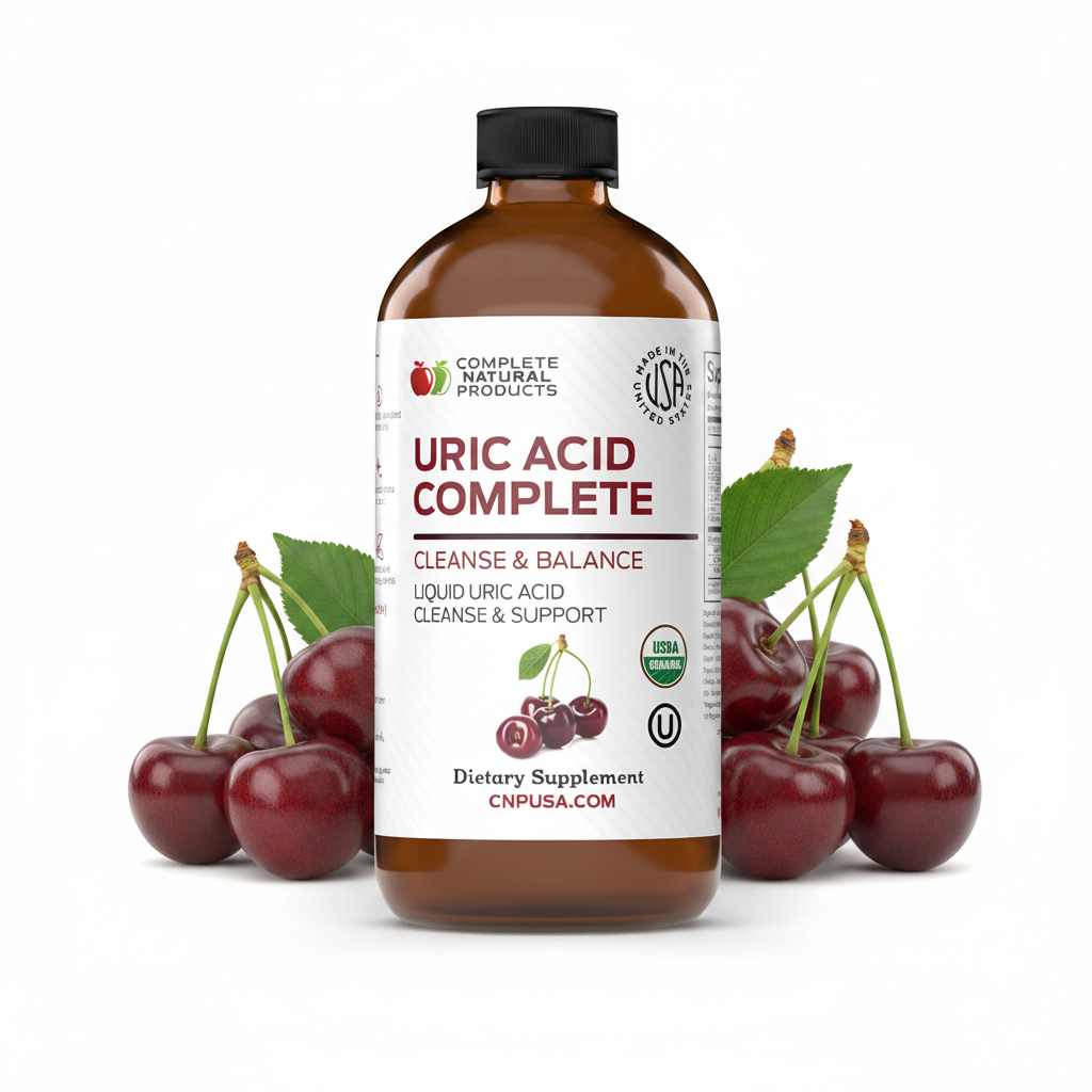 complete natural products uric acid complete tart cherry extract