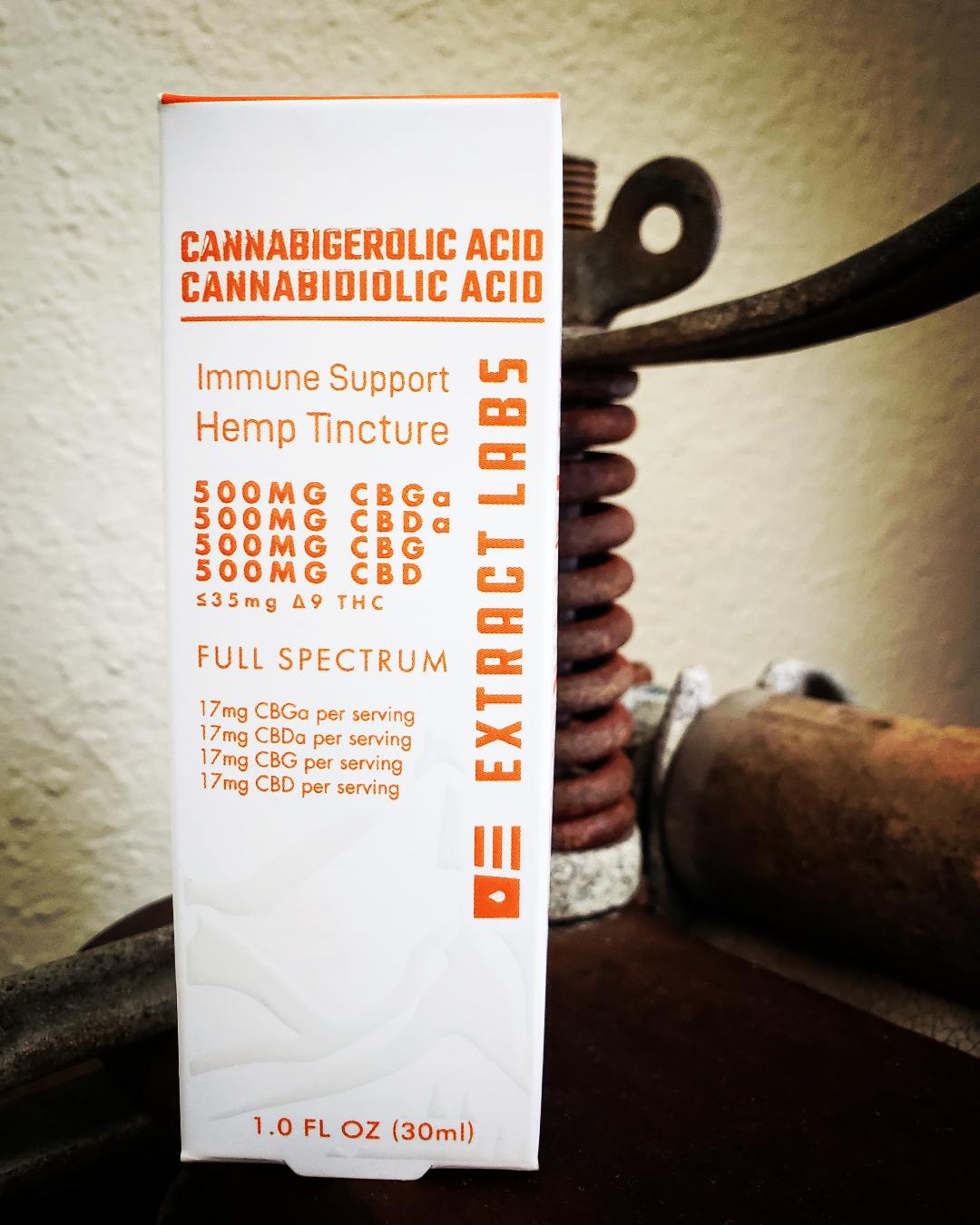Extract Labs CBDa + CBGa Full Spectrum Tincture | Immune Support