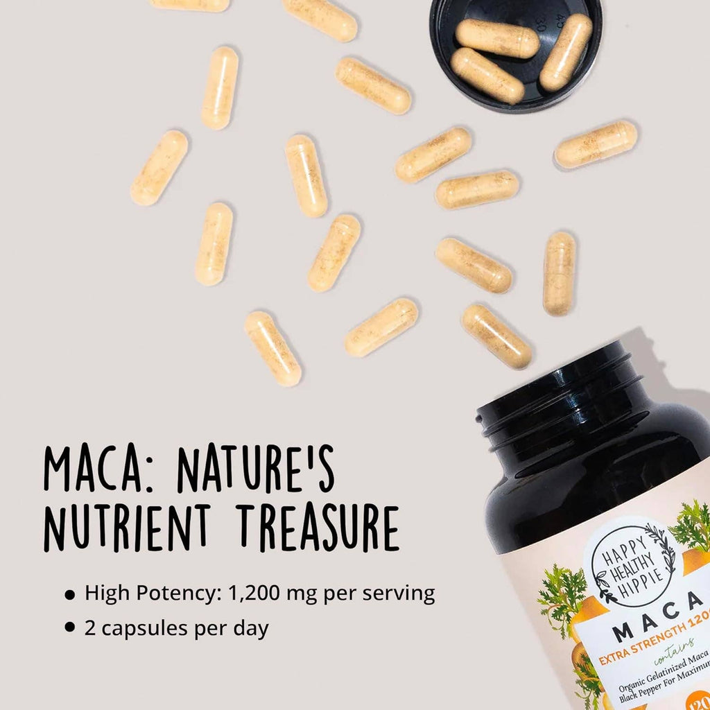 Happy Healthy Hippie Organic Maca Root Capsules