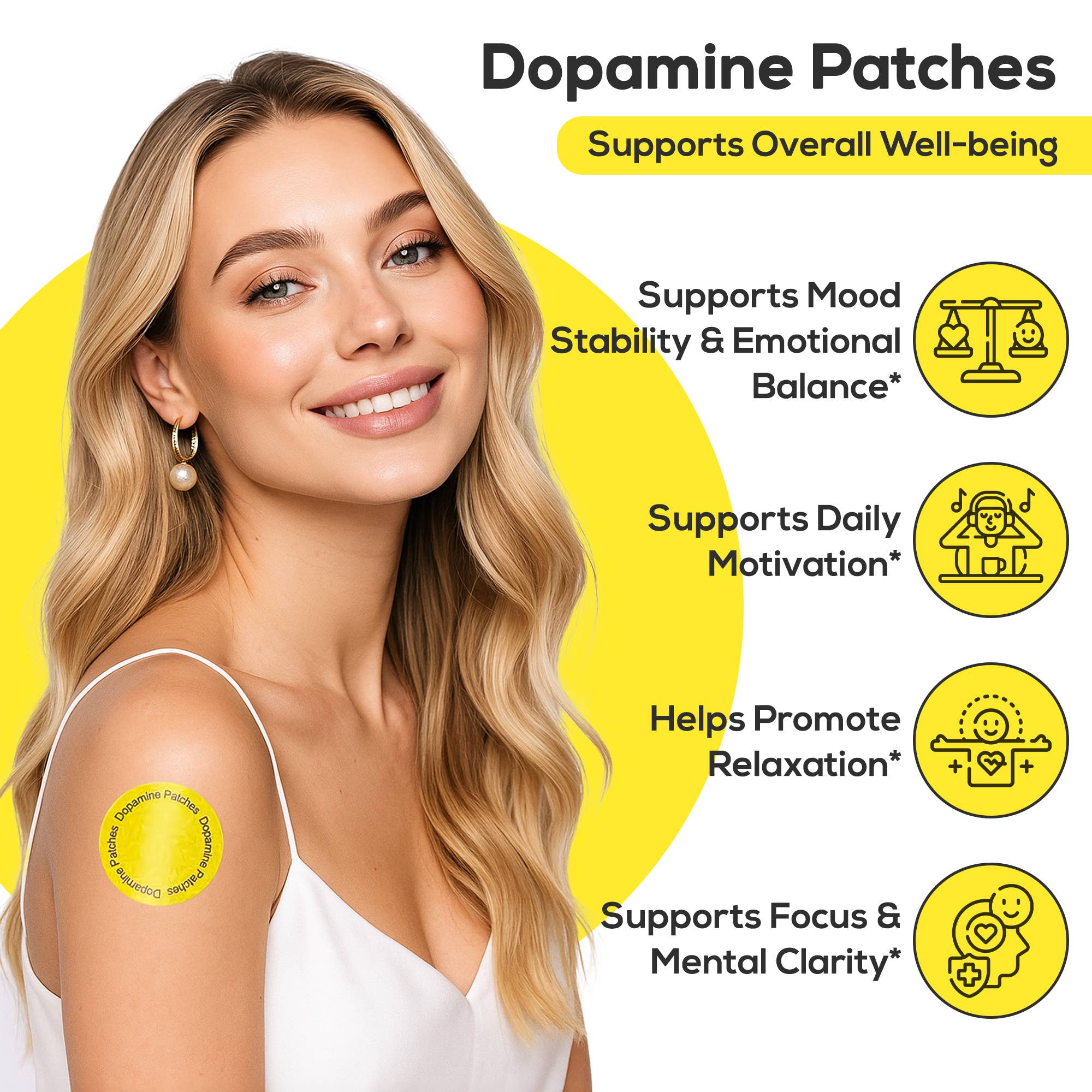 harmonify dopamine patches info card
