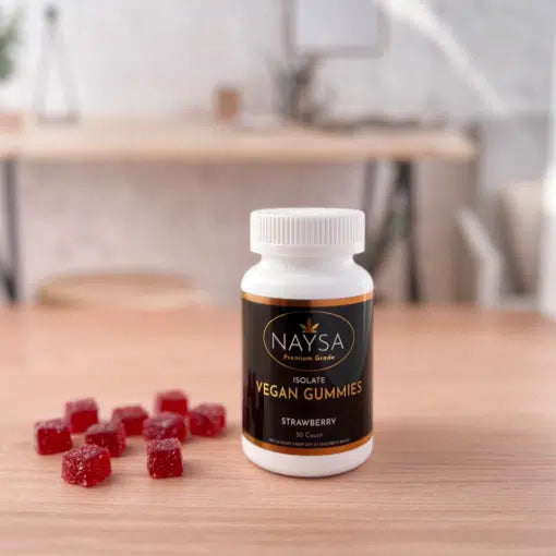 Naysa Isolate Gummies - 50mg CBD Isolate for Stress Relief & Daily Wellness