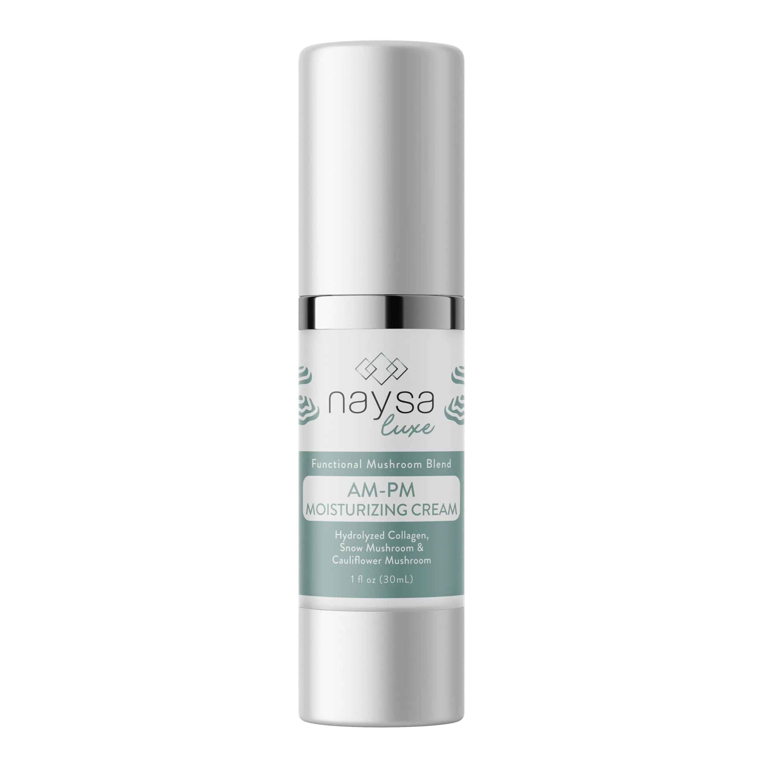 Naysa Luxe AM-PM Moisturizing Cream bottle on a white background