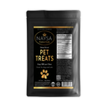 NAYSA pet treats packaging with black background