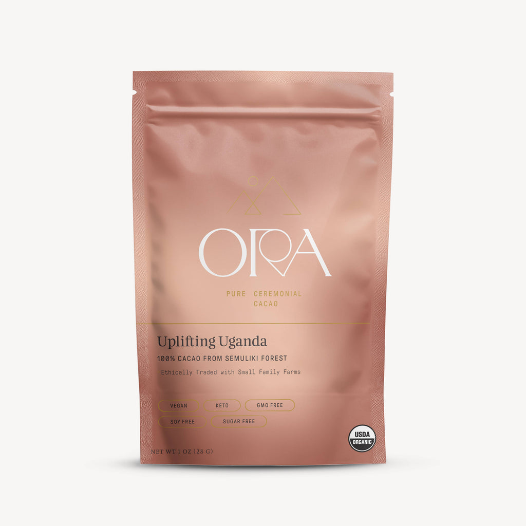 Ora chocolate packaging on a white background