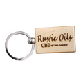 Rustic Oils Wooden Keychain