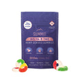 Summit Delta-9 THC hemp-derived gummies packaging with gummies in front on a white background