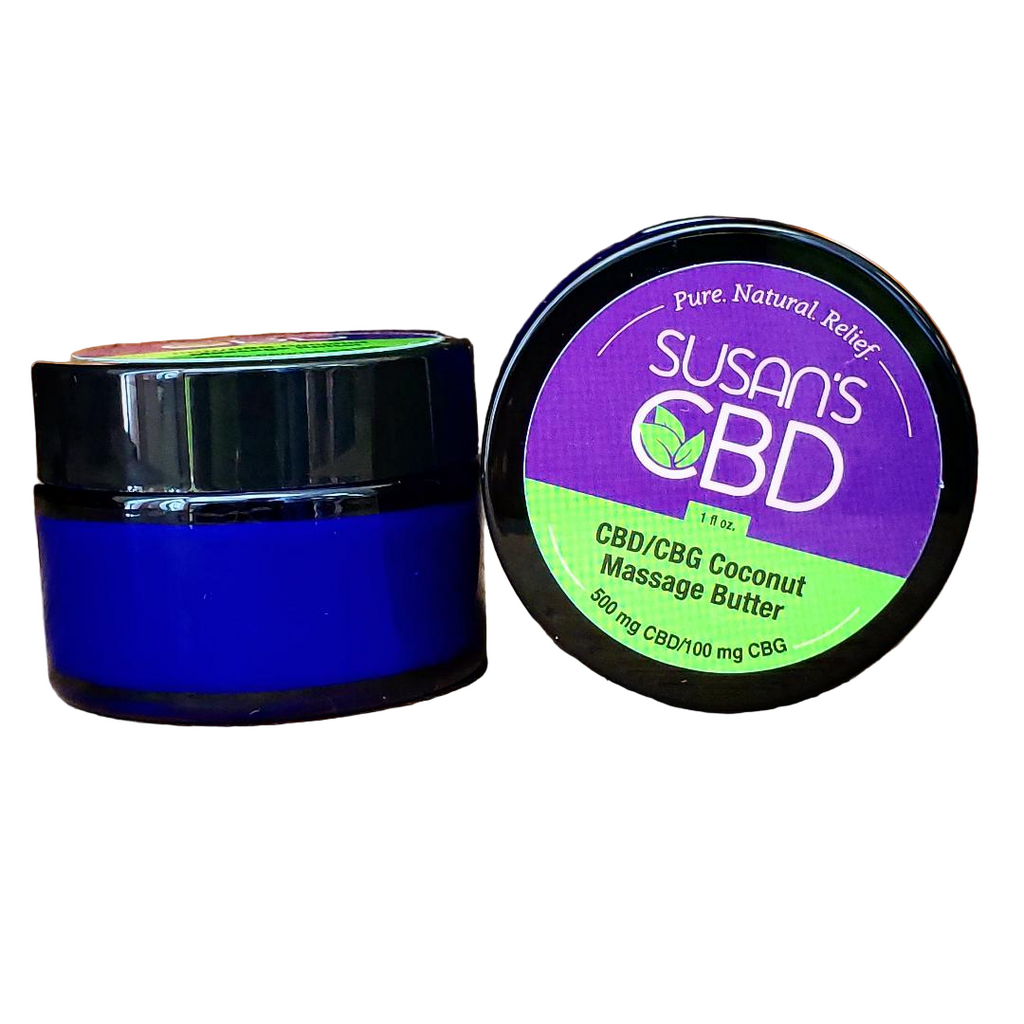 Susan's Massage Butter – 4,000mg CBD + 800mg CBG Luxury Body Butter