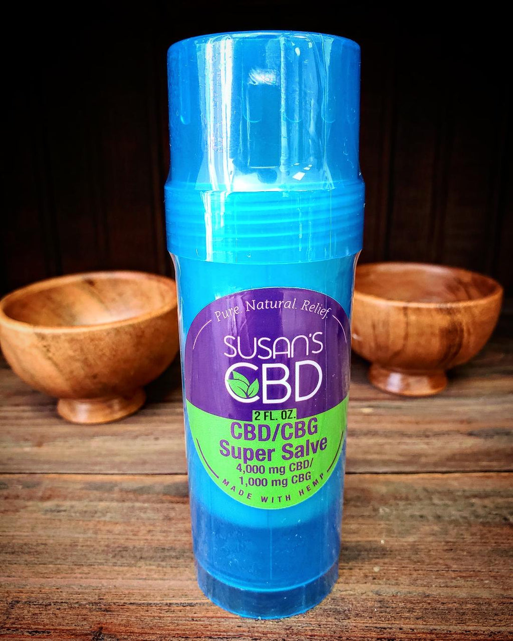 Susan's Super Salve – 4,000mg CBD + 1,000mg CBG Topical Stick