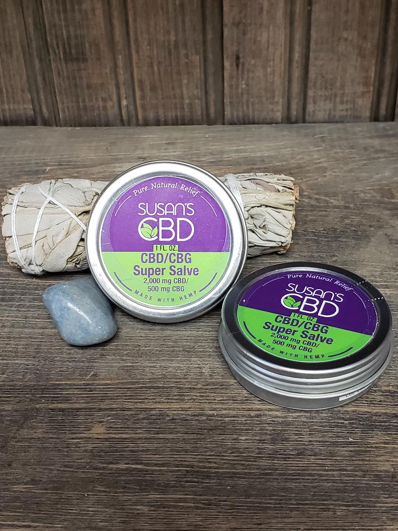 Susan's Super Salve – 4,000mg CBD + 1,000mg CBG Topical Stick
