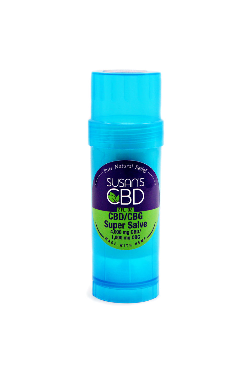 Susan's Super Salve – 4,000mg CBD + 1,000mg CBG Topical Stick