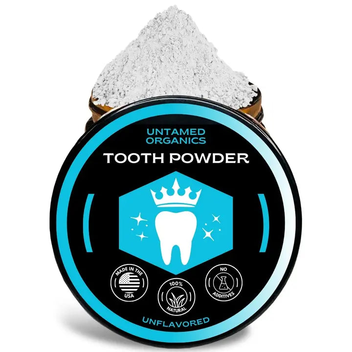 Untamed Organics Natural Whitening Tooth Powder