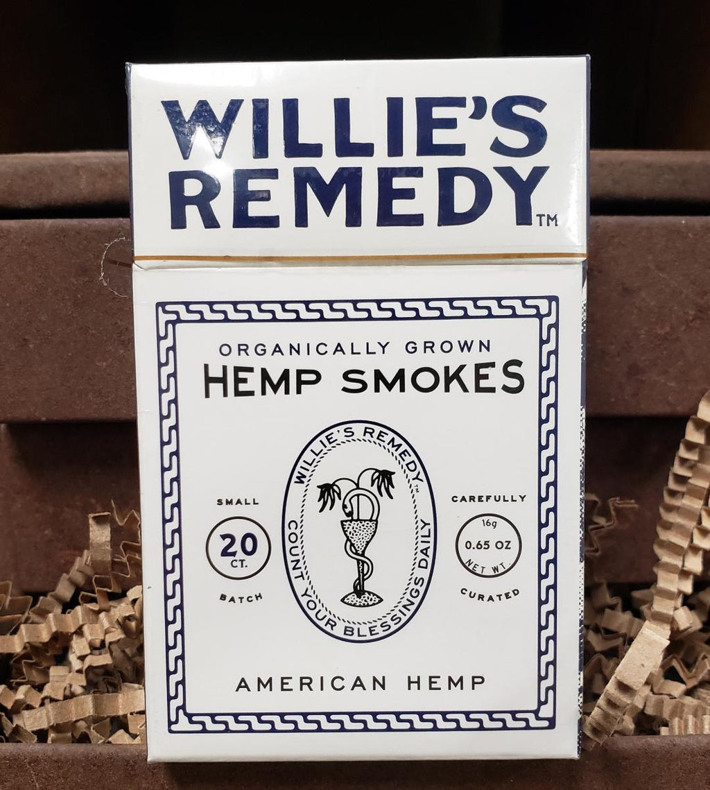 Willie's Remedy Hemp Smokes | Organic Full-Spectrum Hemp Cigarettes