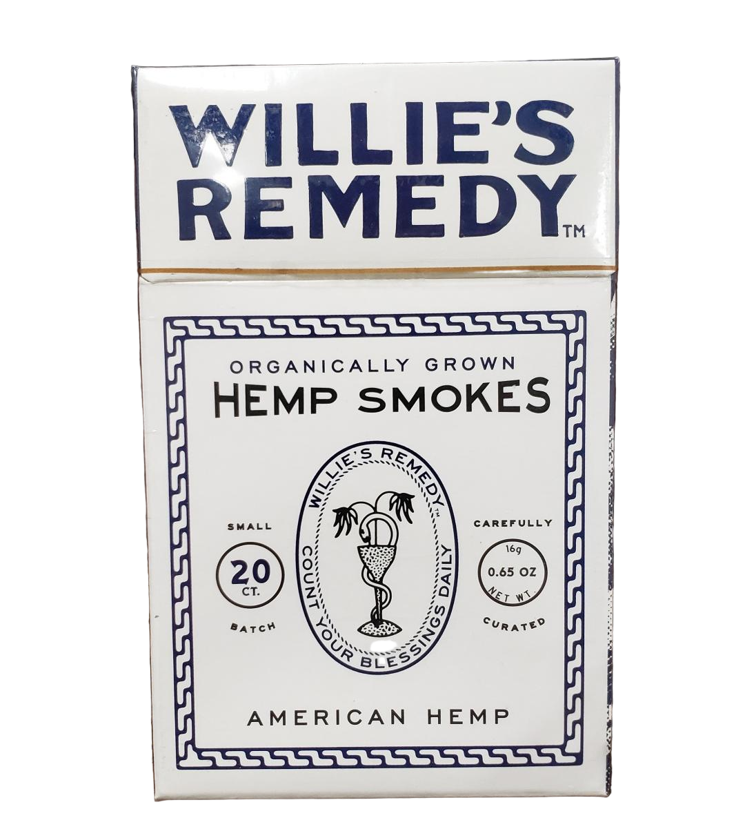 Willie's Remedy Hemp Smokes | Organic Full-Spectrum Hemp Cigarettes