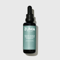 A 60ml dropper bottle of Zuma Nutrition Fulvic Acid & Trace Ocean Minerals, featuring a dark teal label and black dropper cap on a light gray background.